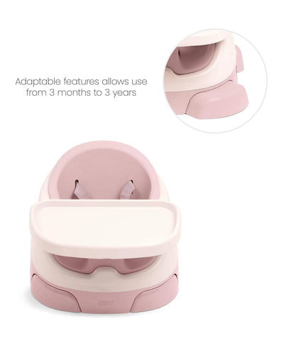 Mamas And Papas Baby Bug Floor And Booster Seat With Tray Blossom