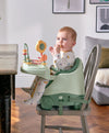 Mamas And Papas Baby Bug Floor And Booster Seat With Tray Eucalyptus