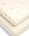 Mamas And Papas Born To be Wild 2 x Cot Bed Fitted Sheets