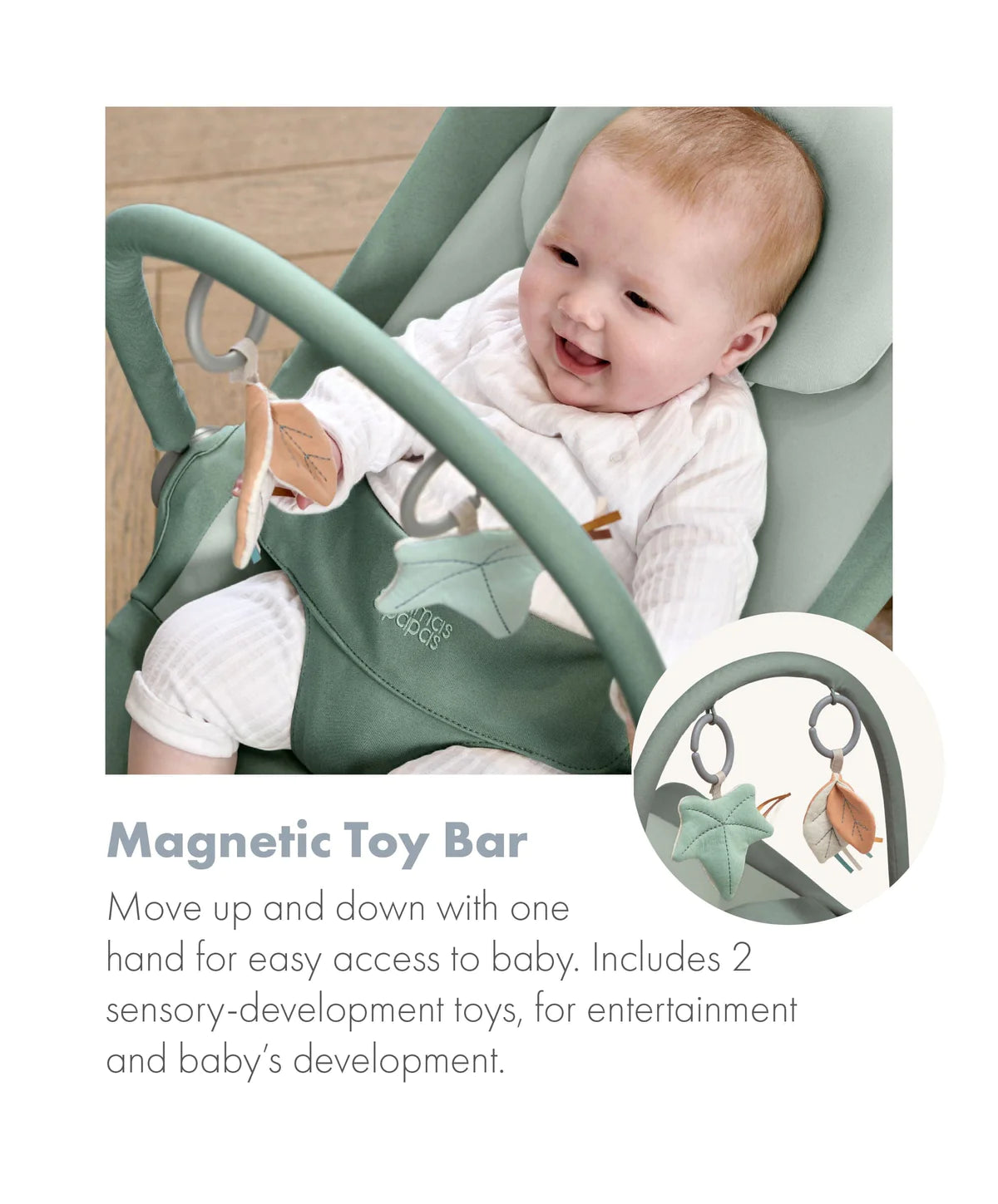 Mamas And Papas Tempo 3 in 1 Rocker / Bouncer Ivy