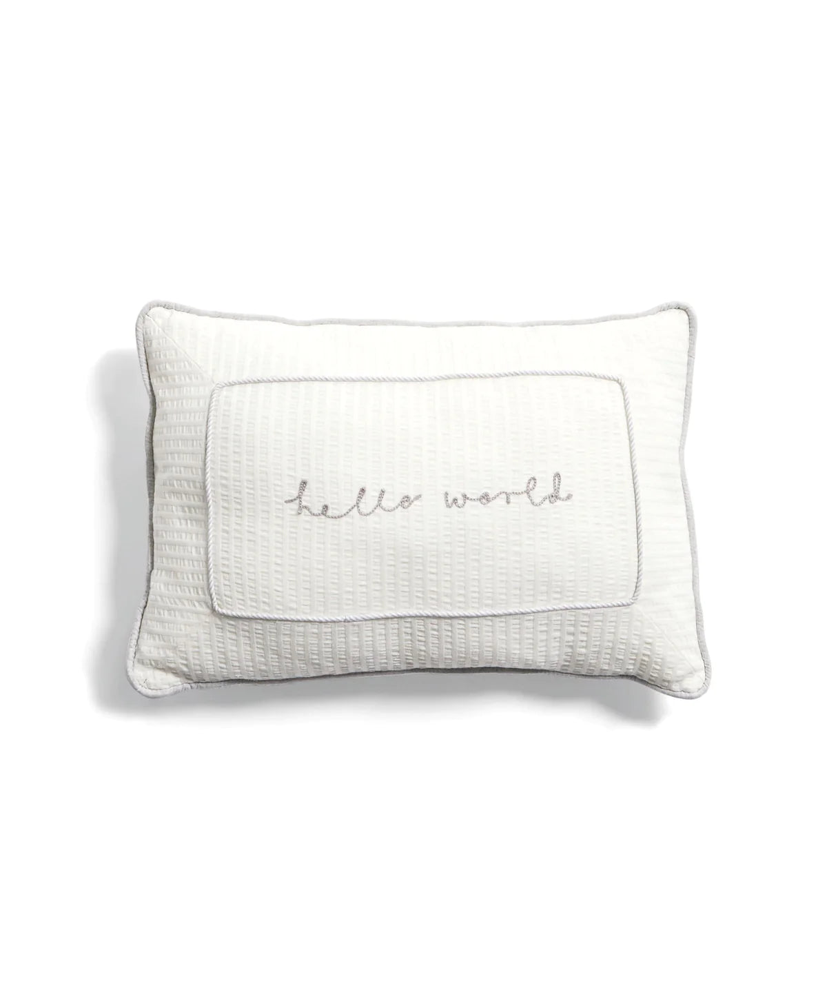 Mamas And Papas Welcome To The World Cushion White