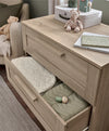 Mamas And Papas Atlas 2 Piece Cot Bed Set With Dresser Changer Light Oak