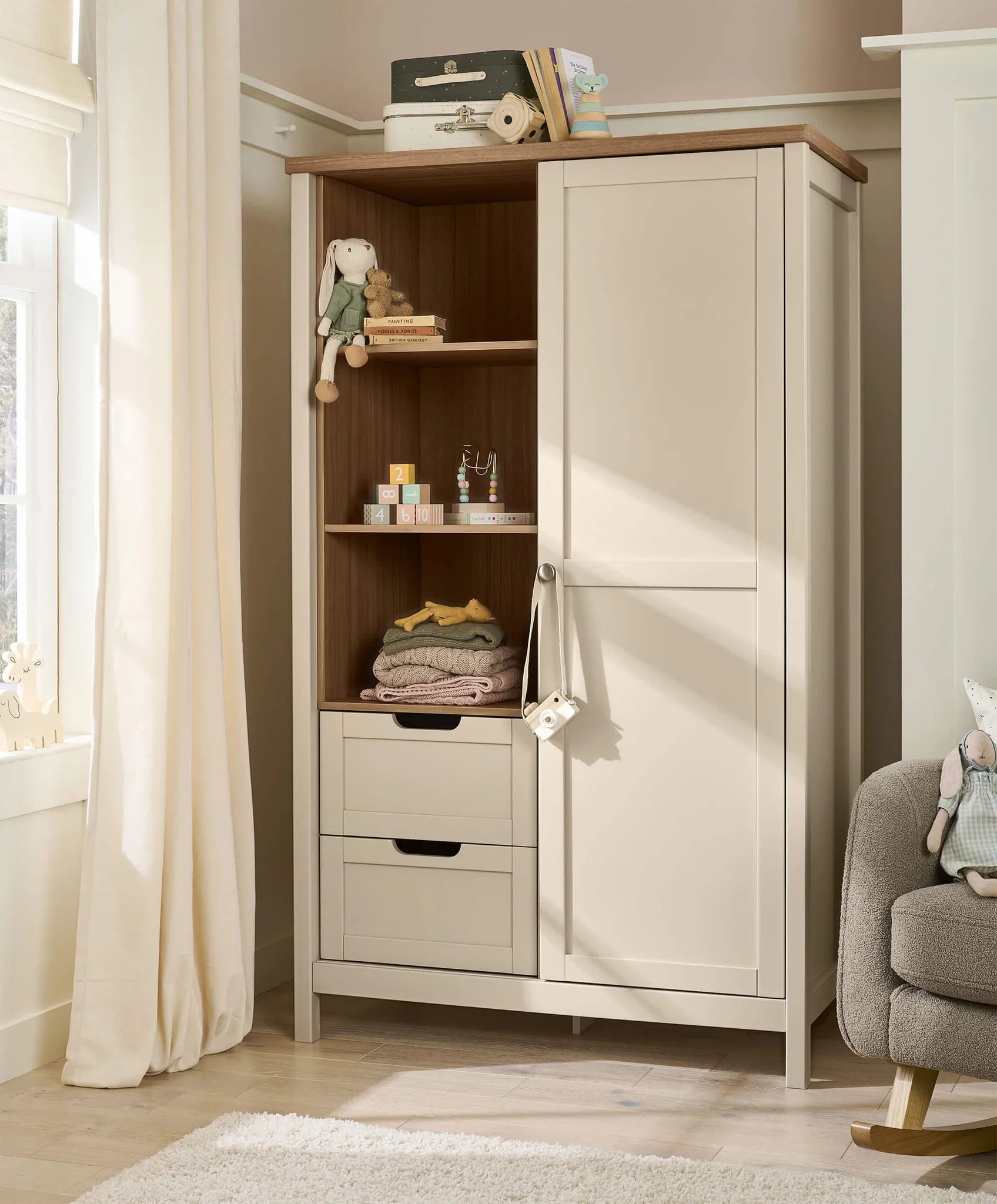 Mamas And Papas Harwell Nursery Wardrobe Cashmere