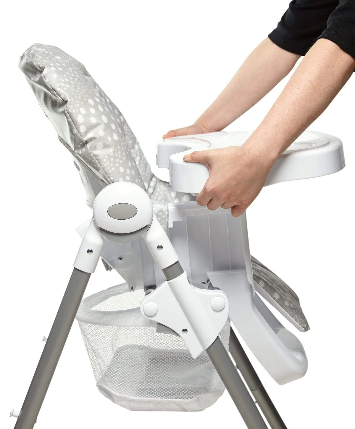 Mamas And Papas Snax Highchair Grey Spot