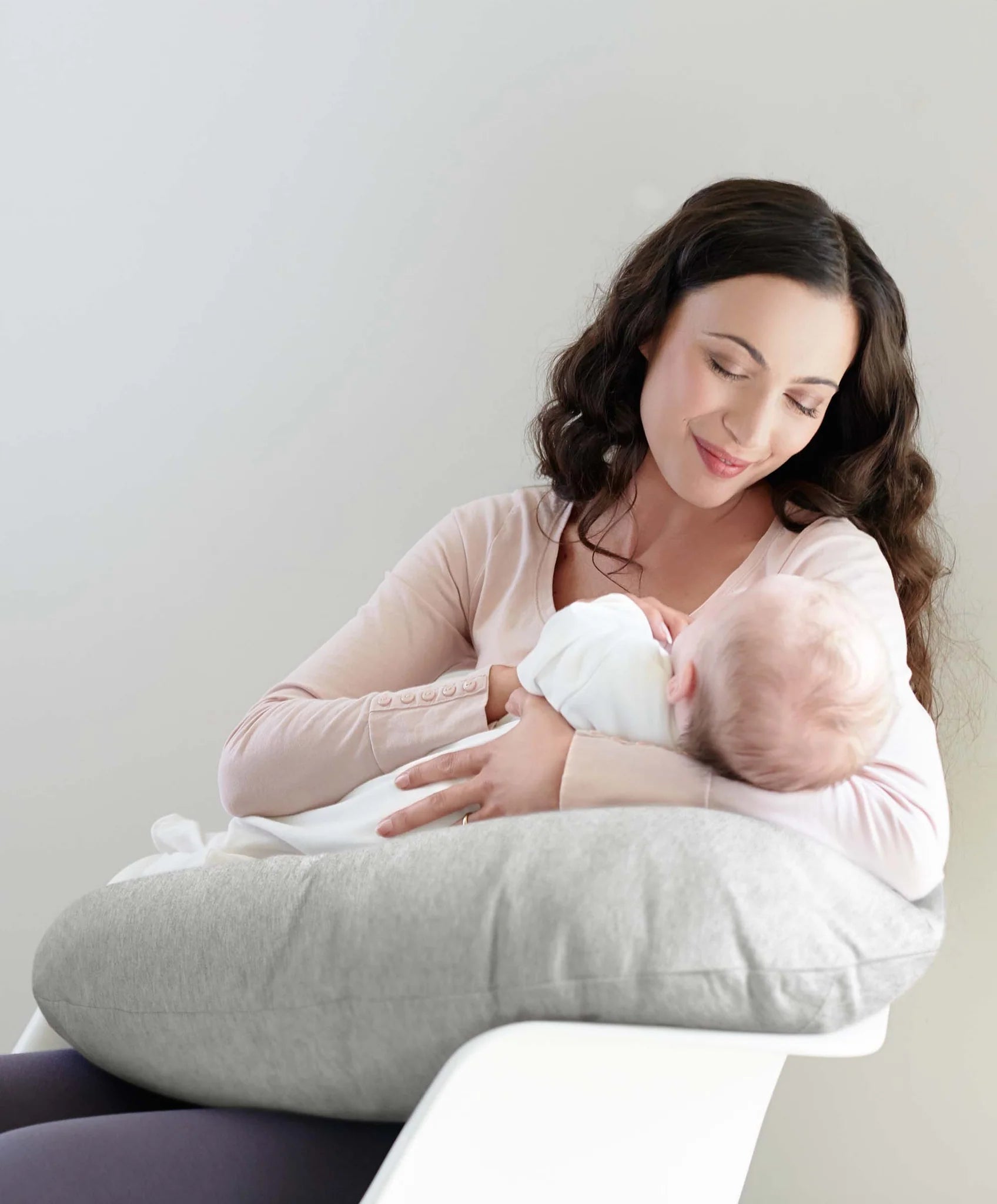 Mamas And Papas Nursing Pillow Soft Grey Totally Toys Ireland