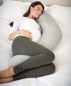Mamas And Papas Pregnancy And Nursing Pillow Soft Grey