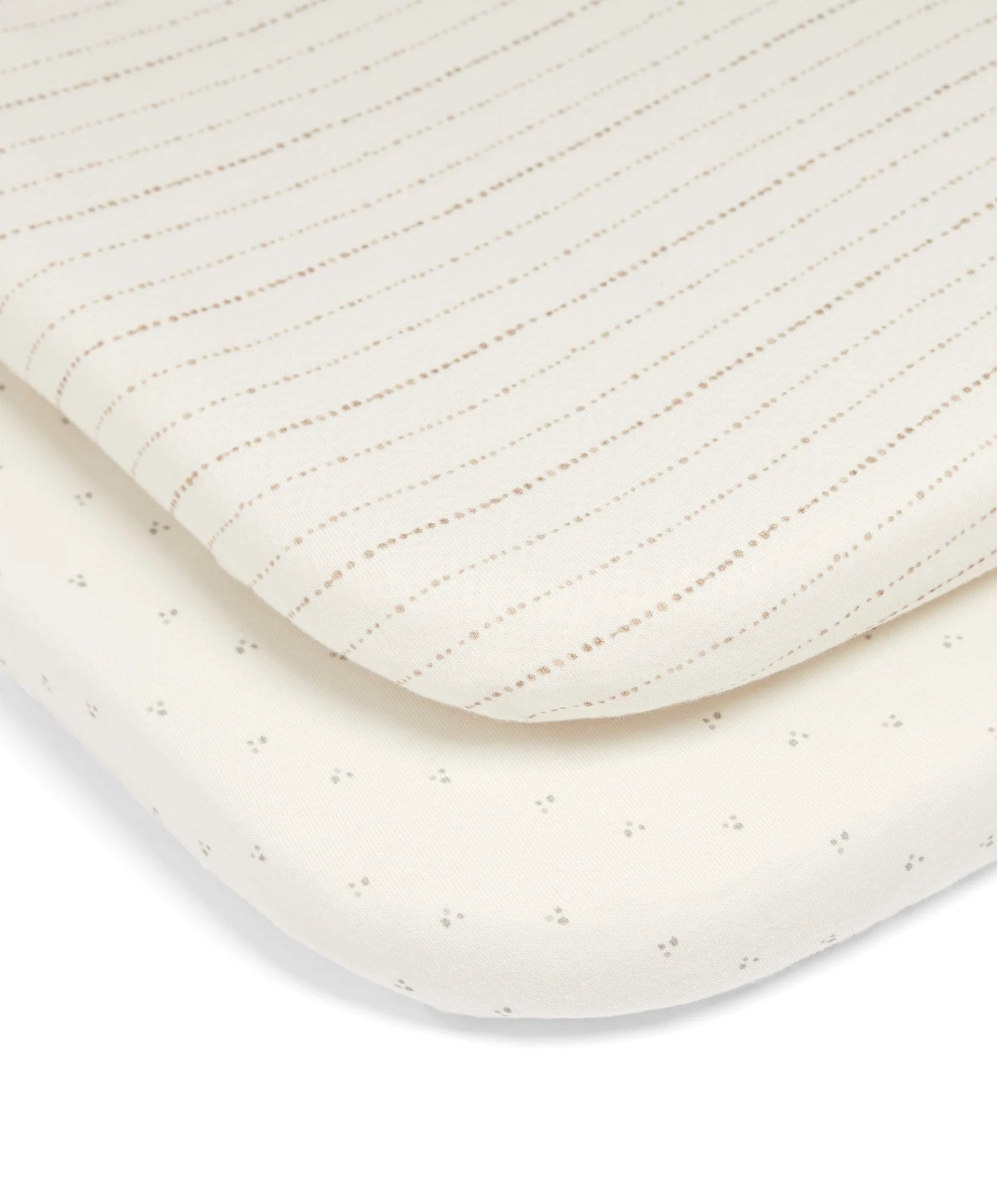 Mamas And Papas Lua / Universal Crib Sheets 2 Pack Oatmeal