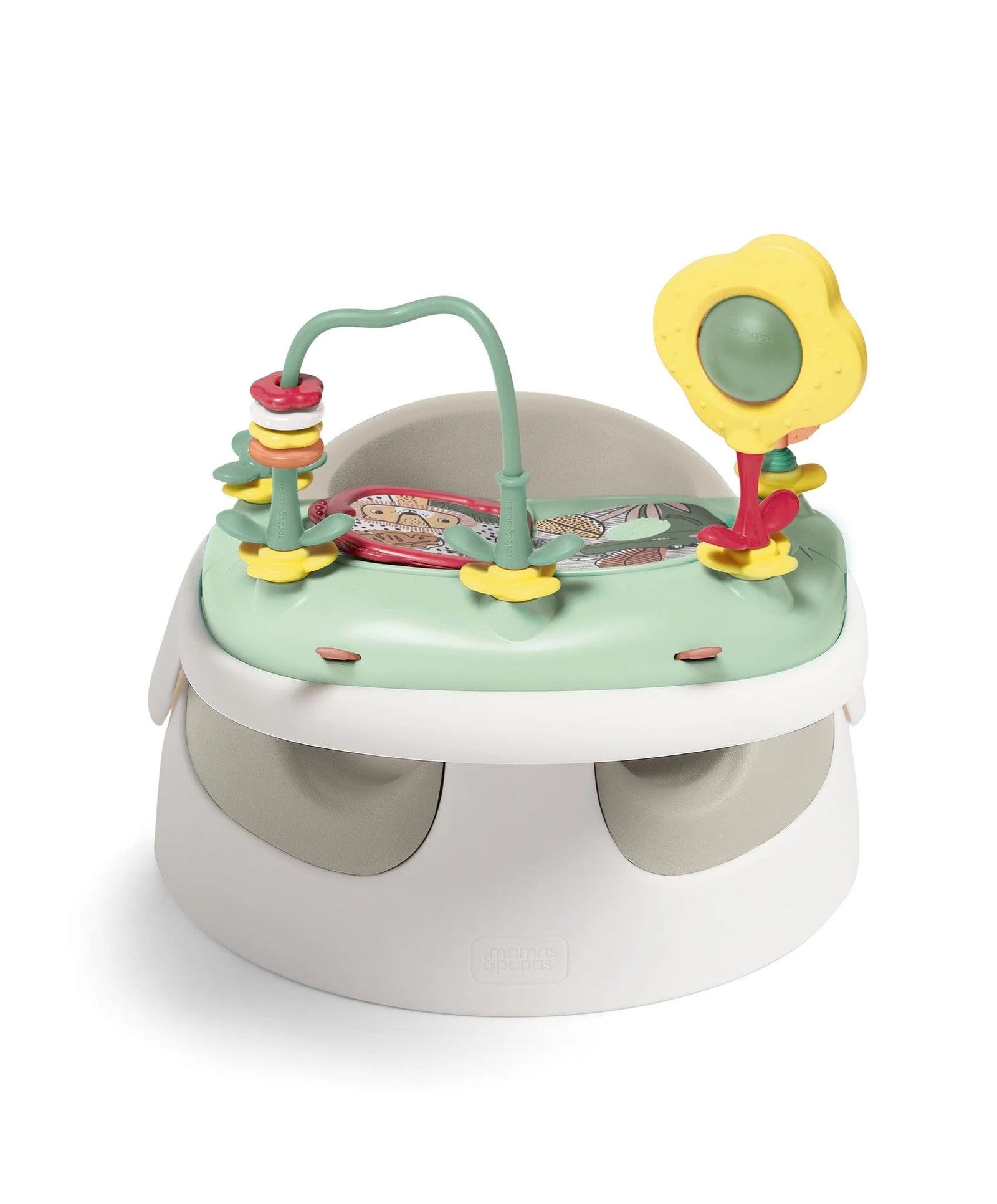 Mamas And Papas Baby Snug Floor Seat With Activity Tray Clay