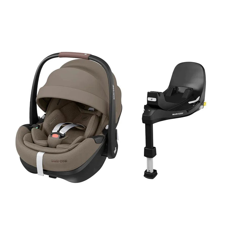 Maxi Cosi Pebble 360 Pro Car Seat - Truffle And Isofix Base Bundle