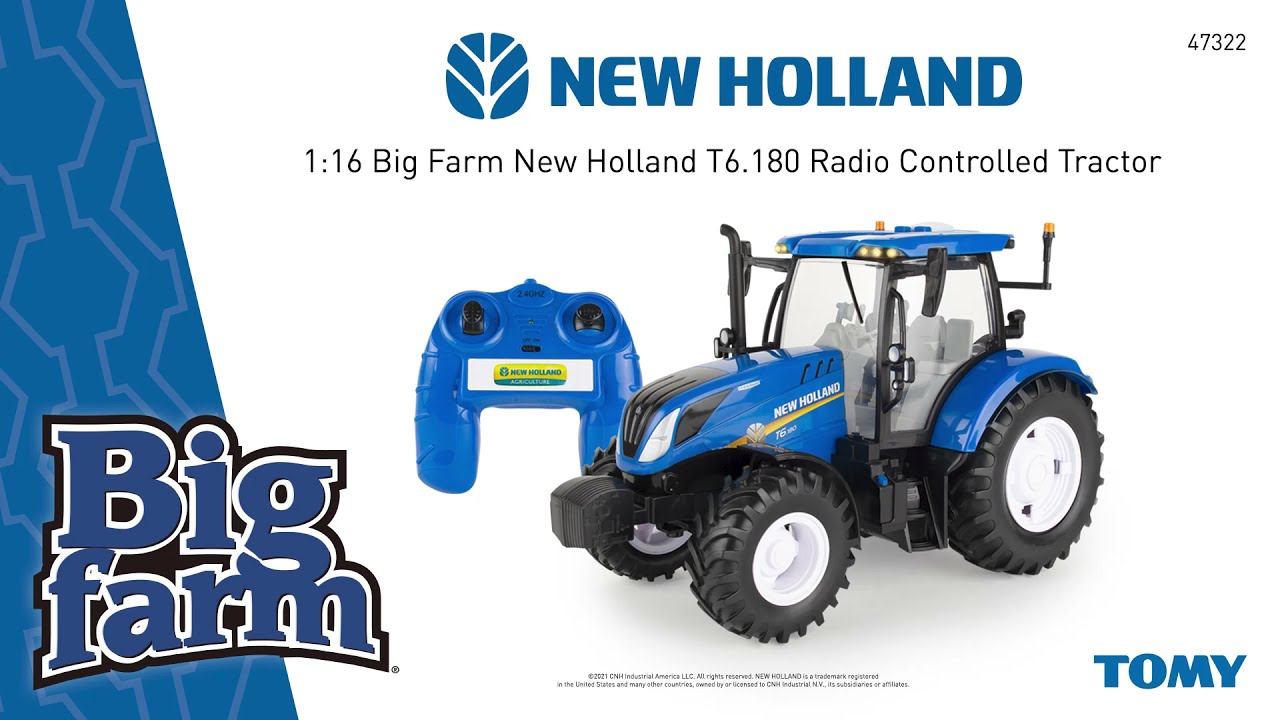 Britains Big Farm New Holland Remote Control Tractor 1 16 Totally Toys Ireland