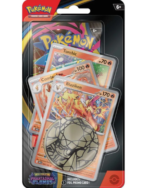 Pokemon Trading Card Game Mega Evolution Phantasmal Flames Premium Checklane Pack