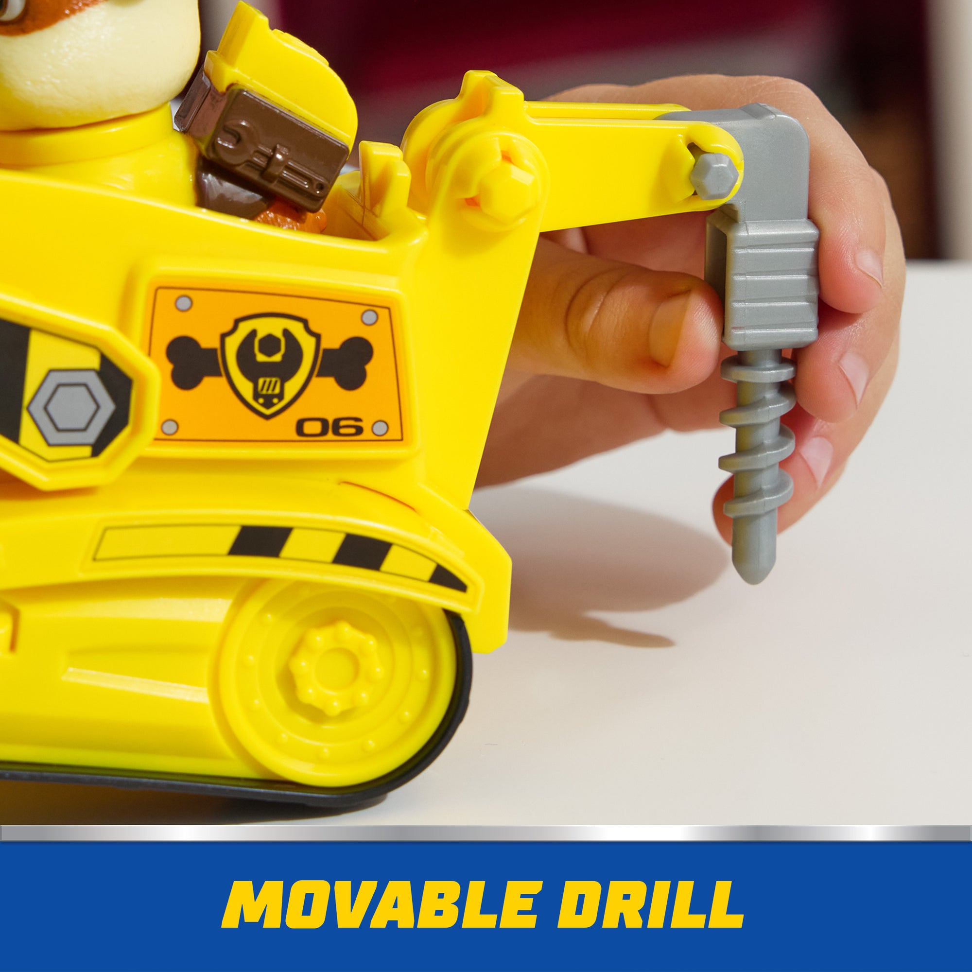 Paw Patrol Rubble Bulldozer Vehicle With Rubble Figure