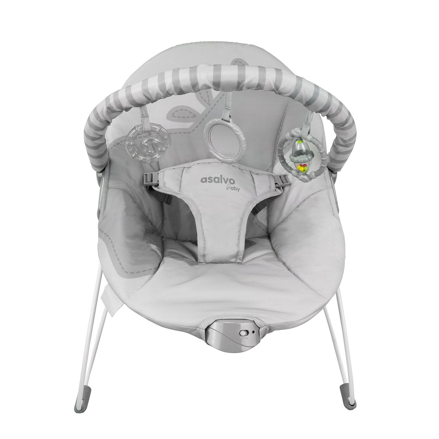 Asalvo Mummy Vibrating Baby Bouncer Grey