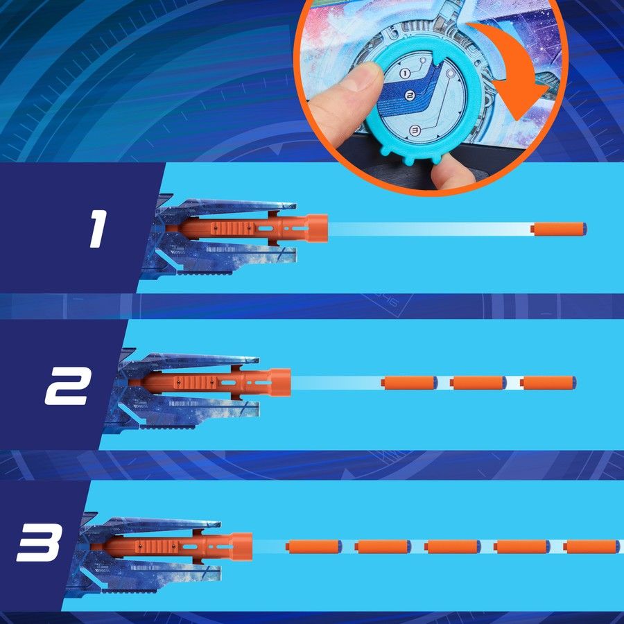 Nerf Loadout Galactic Commander Motorized Dart Gun