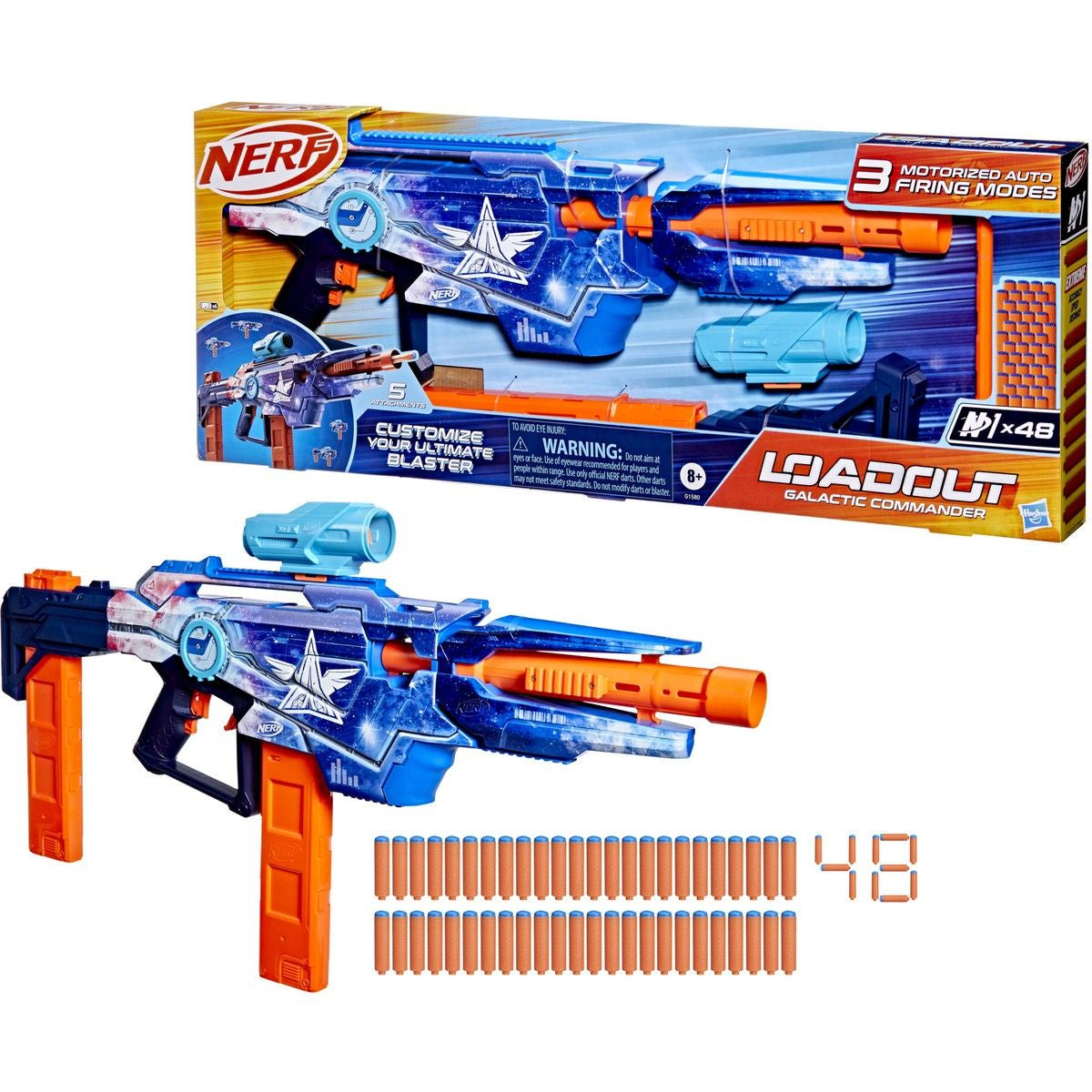 Nerf Loadout Galactic Commander Motorized Dart Gun