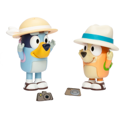 Bluey Figure 2pk On Holidays