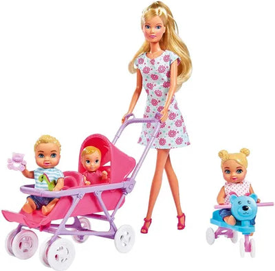 Steffi Love Baby World Nursery Playset With 4 Dolls And Accessories