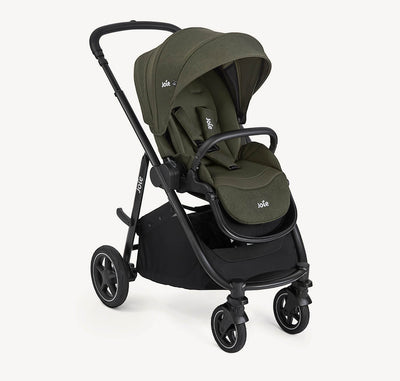 Joie Versatrax Travel System With Joie 360 Rotation Car Seat And Isofix Car Seat Base Fern