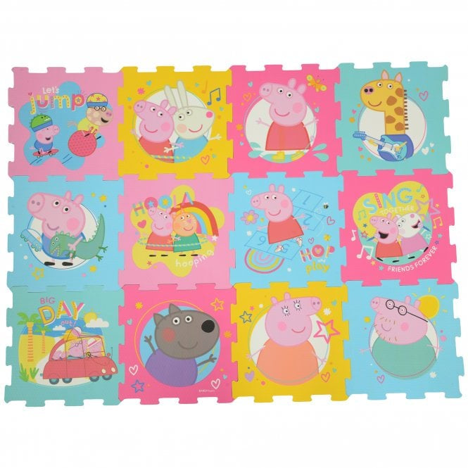 Peppa Pig Let's Play 12pc Playmat