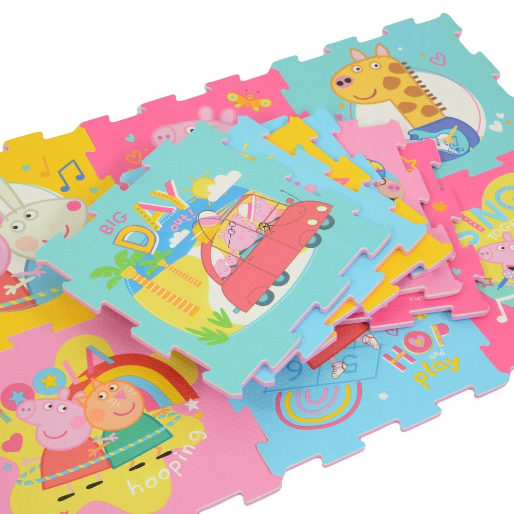 Peppa Pig Let's Play 12pc Playmat