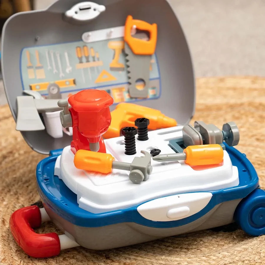 Little Workshop Toy Tool Carry Case And Tools