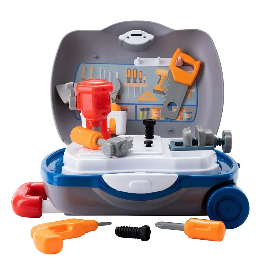 Little Workshop Toy Tool Carry Case And Tools