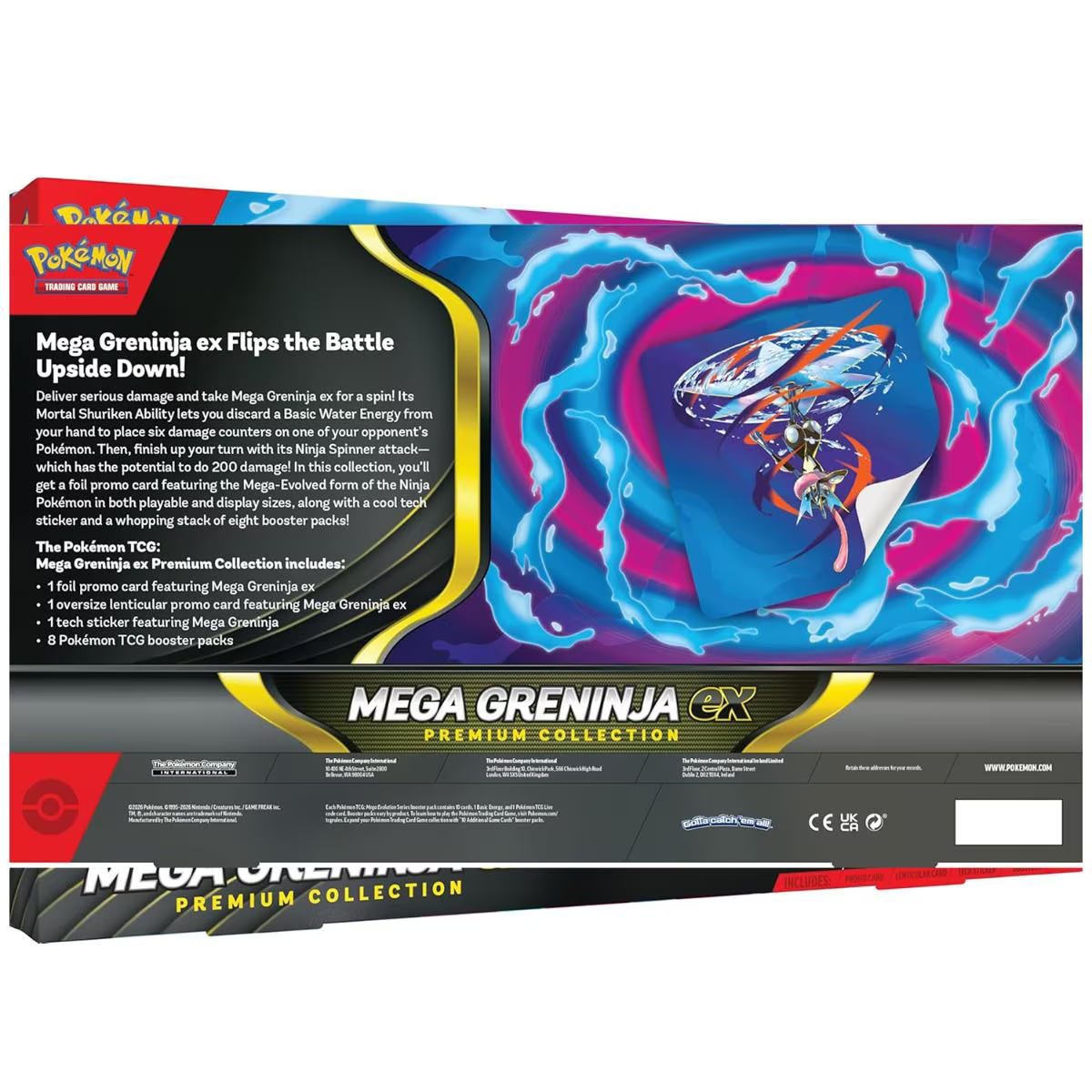 Pokemon TCG Mega Premium Collection Greninja EX Box