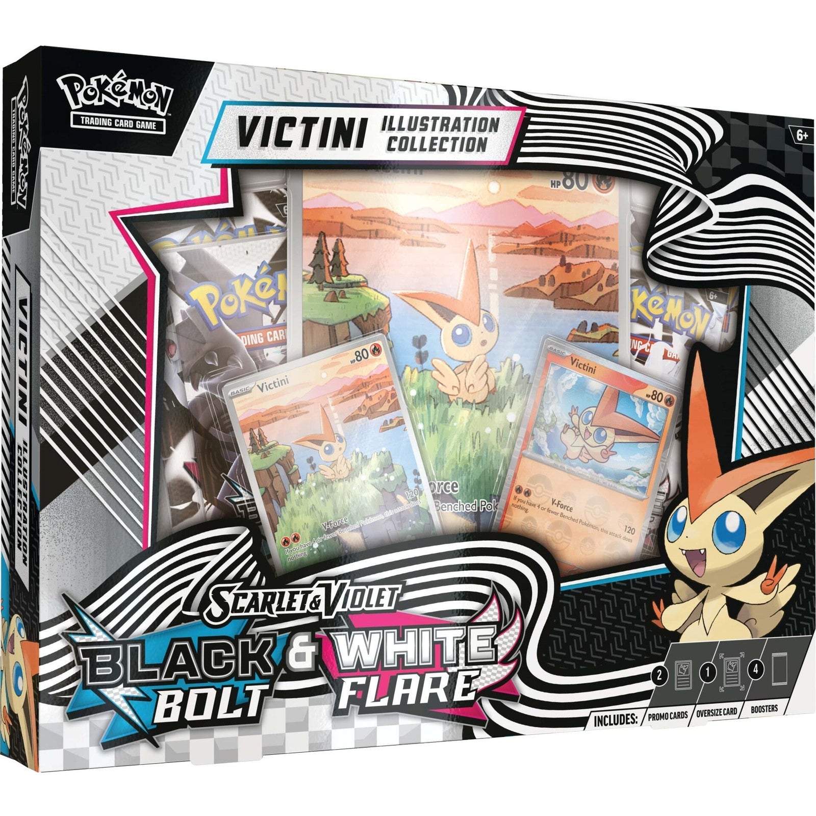 Pokemon TCG Scarlet And Violet Black Bolt And White Flare Illustration Collection