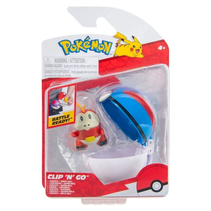 Pokemon Clip'N Go Great Ball Fuecoco