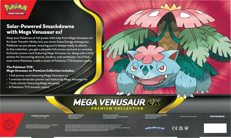 Pokemon Trading Card Game Mega Venusaur Premium Collection EX Box