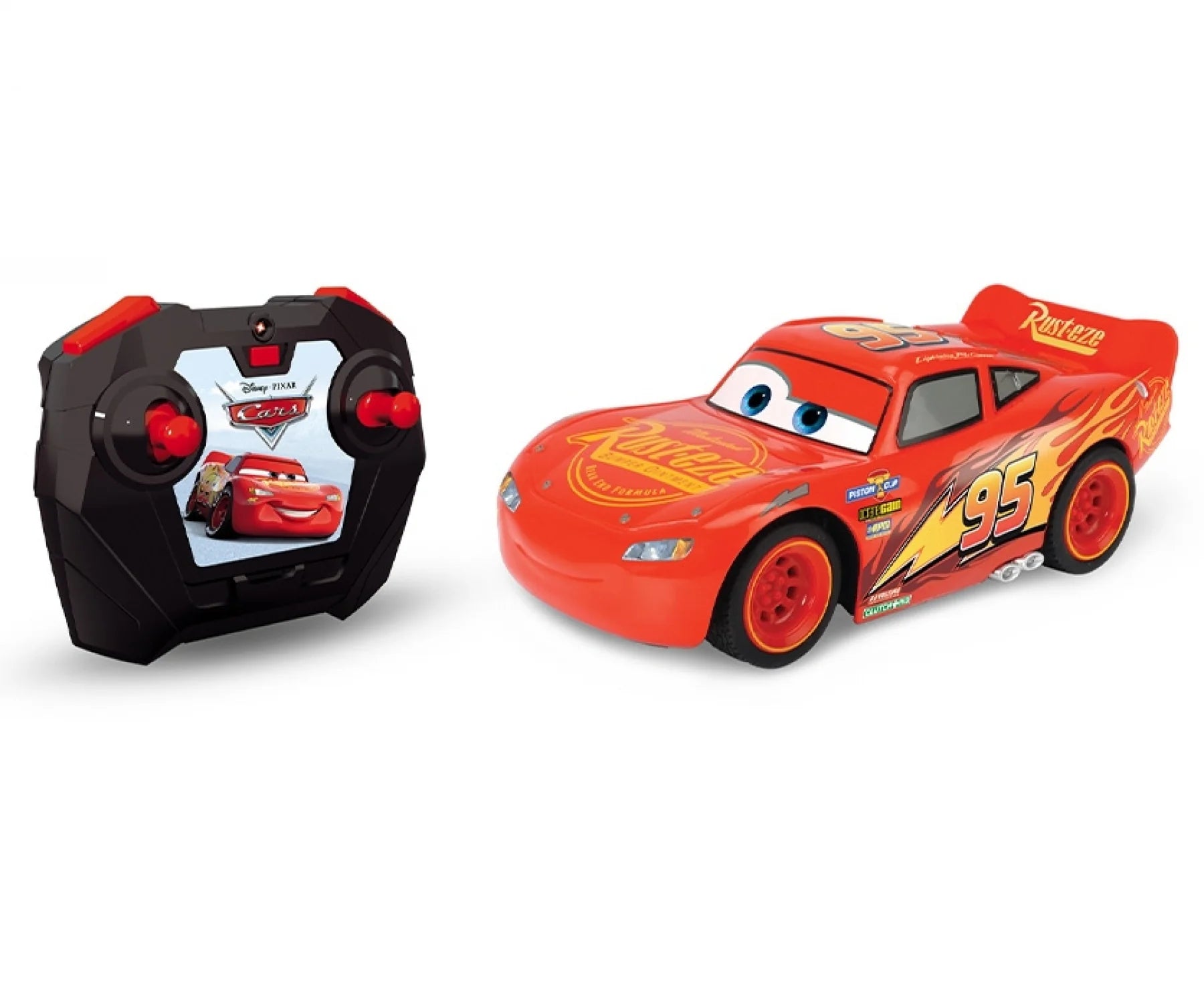 Disney Cars Lightning McQueen R/C Remote Control Turbo Racer