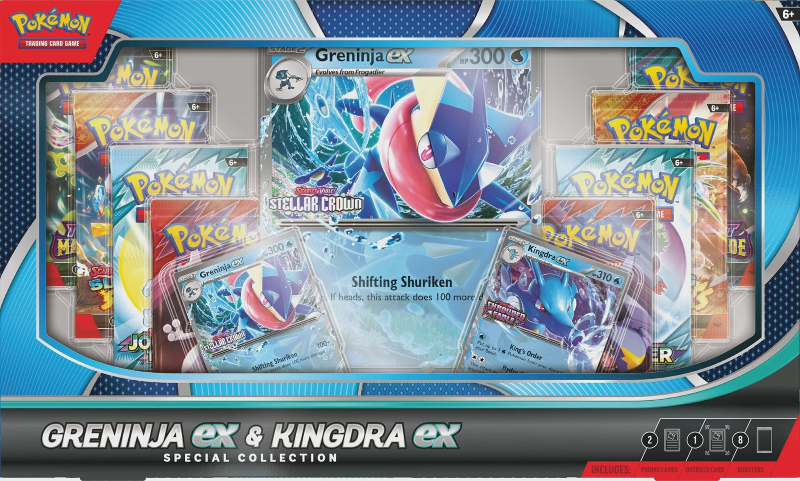 Pokemon Trading Card Game EX Box Special Collection Greninja And Kingdra
