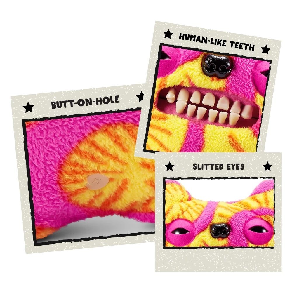 Fuggler Bigg Fugg 18" Funny Ugly Monster Soft Toy Old Tooth