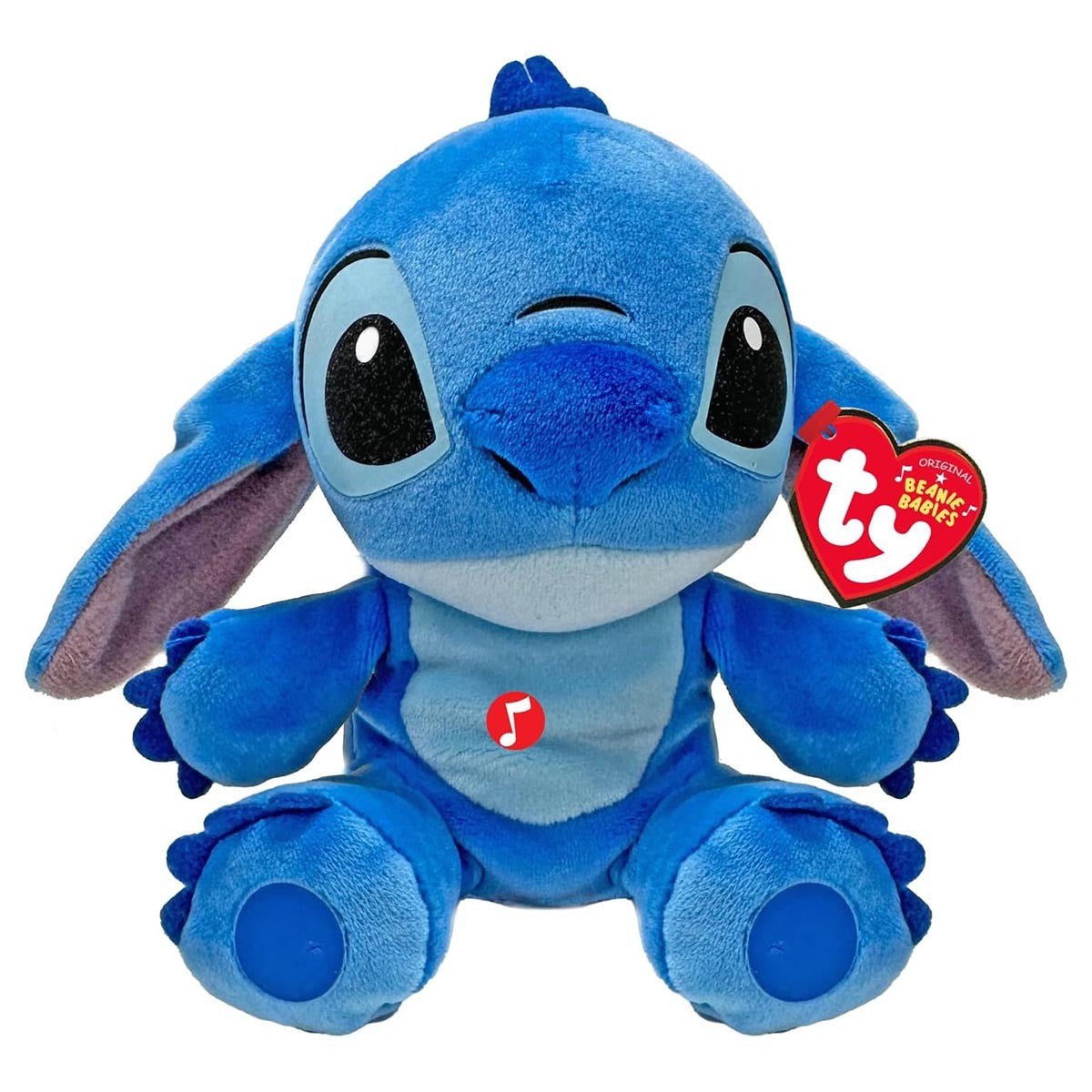 TY Stitch Beanie Boo Soft Toy With Musical Sounds