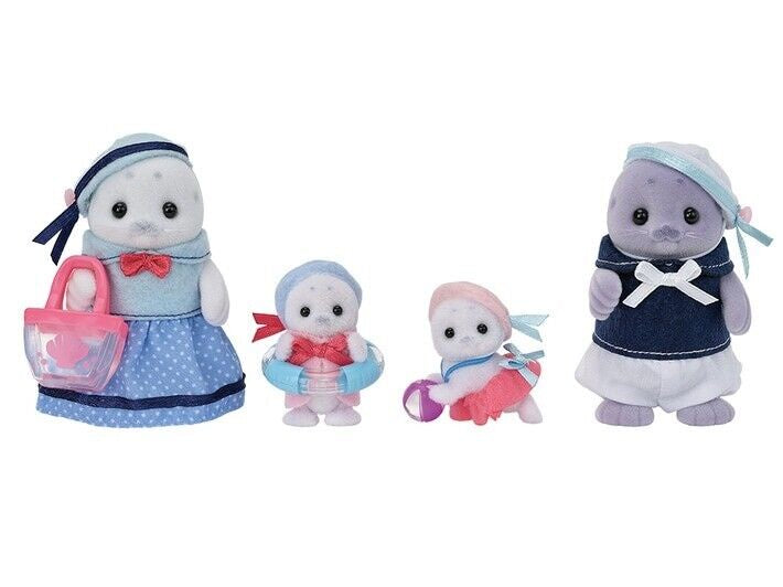 Sylvanian Families Seal Family And Accessories