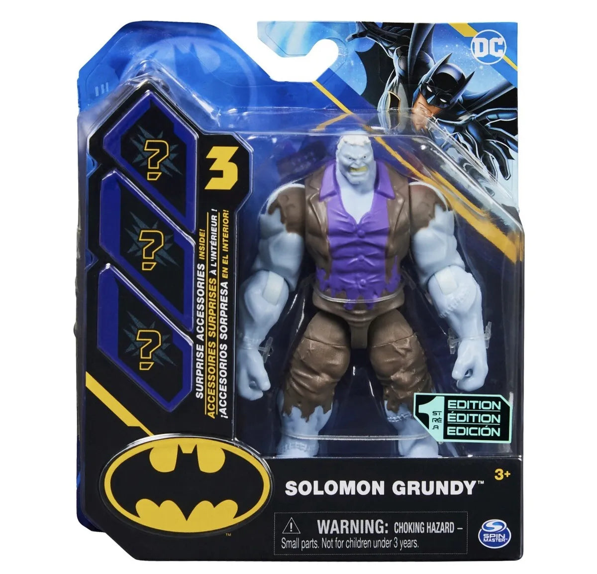 Batman 10cm Solomon Grundy Figure With 3 Mystery Accessories