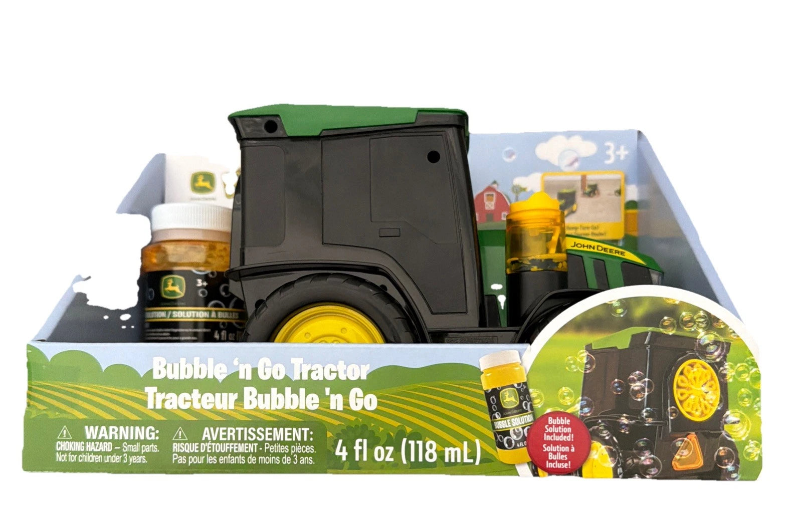 John Deere Bubble n' Go Tractor