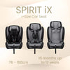 Enfasafe Spirit iSize car Seat 74-150cm 15 months -12 years