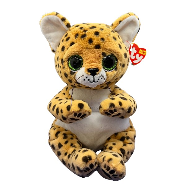 TY Lloyd Leopard Beanie Bellie Soft Toy Medium