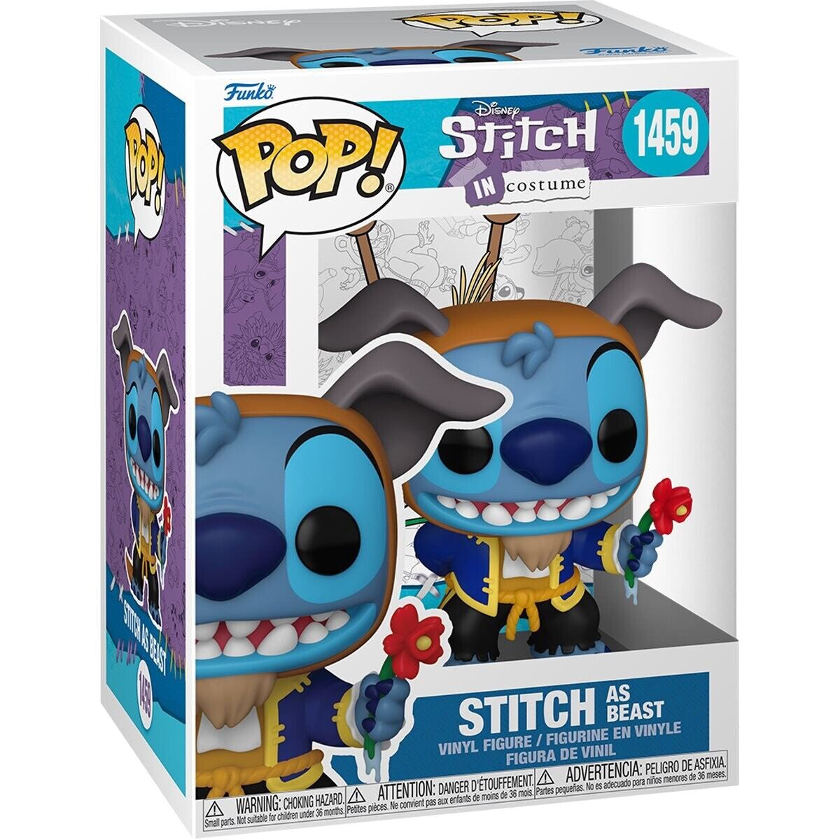 Funko Pop! Disney Stitch As Beast Vinyl Figure 1459