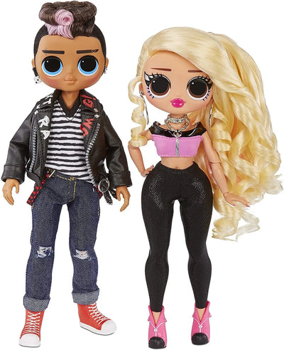 LOL Surprise! OMG Movie Magic Doll Twin Pack Tough Dude And Pink Chick