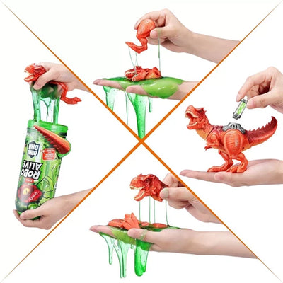 Robo Alive Dino DNA Light Up Helix Spine Dinosaur Assembley Set