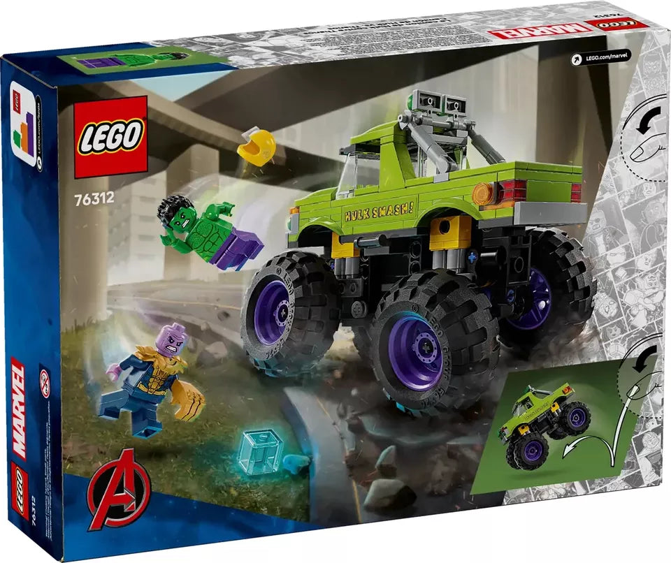 Lego Marvel 76312 The Hulk Truck vs Thanos