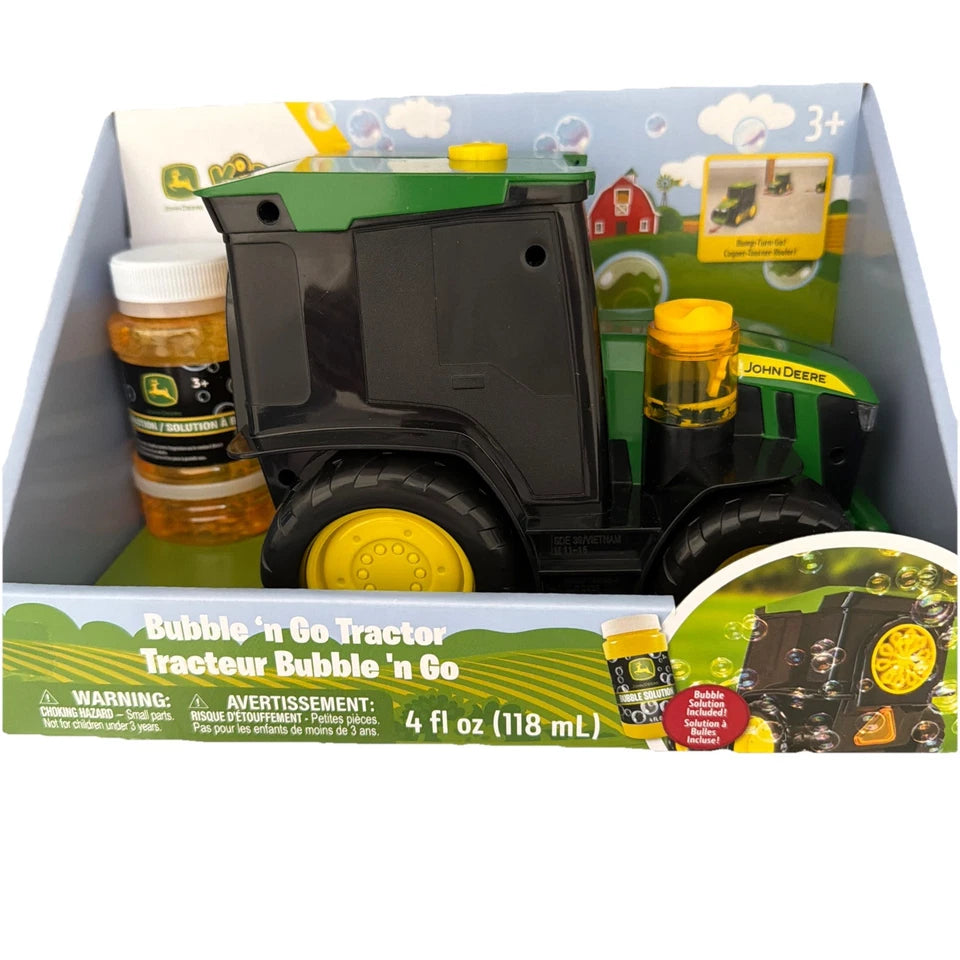 John Deere Bubble n' Go Tractor