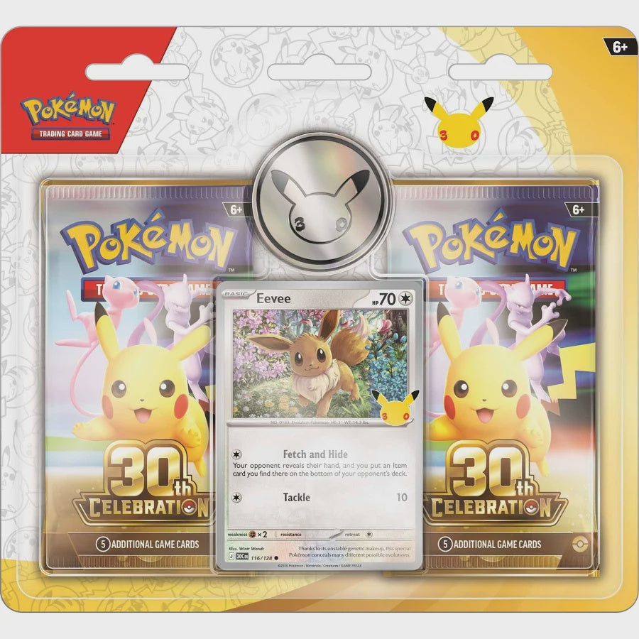 Pokemon TCG 30th Celebration Blister 2 Pack