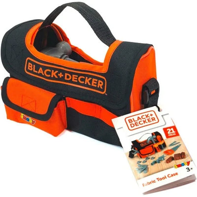 Smoby Black And Decker Toy Fabric Tool Case And Tools