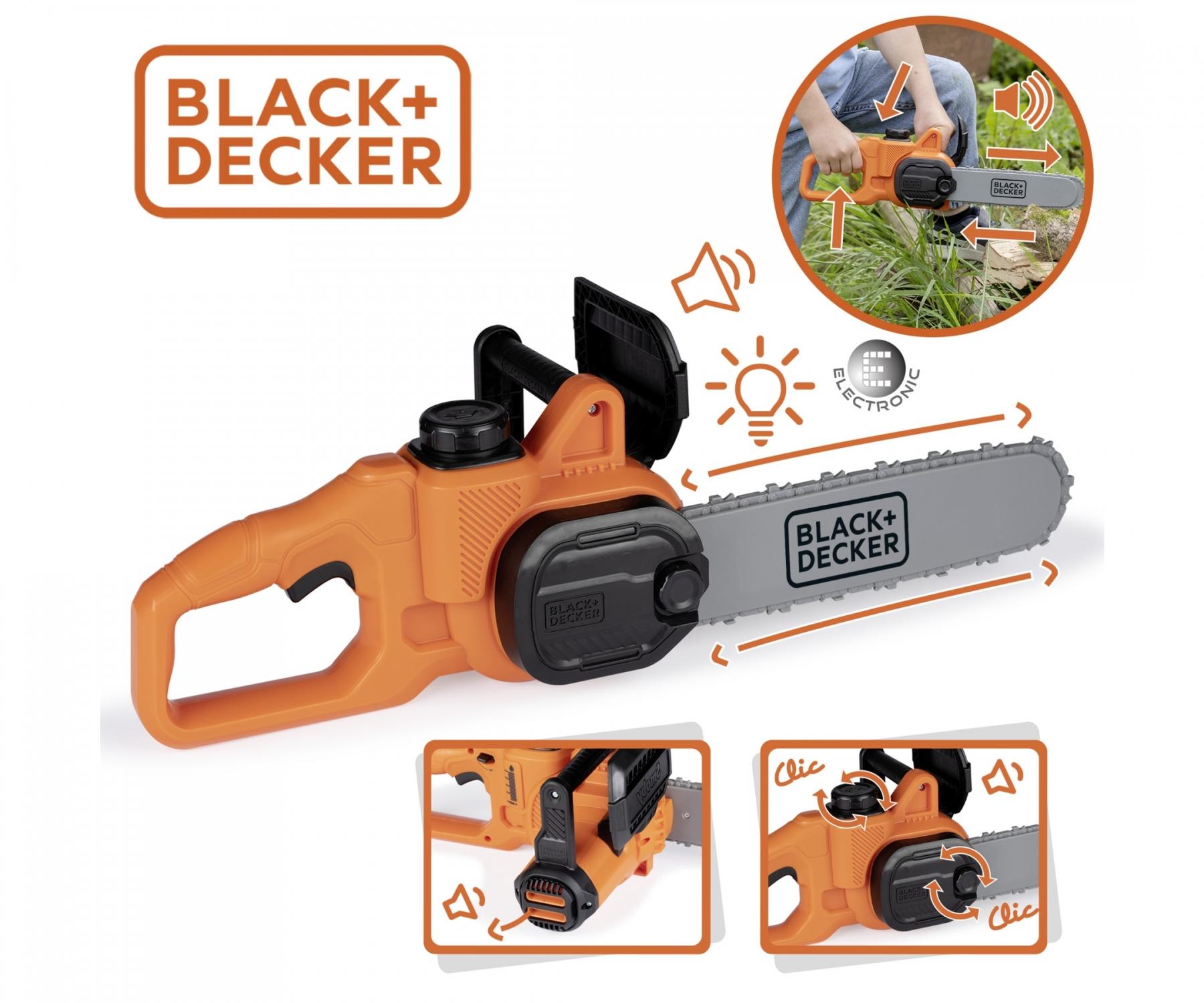Smoby Black And Decker Toy Chainsaw