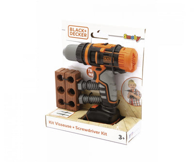 Smoby Black And Decker Toy Cordless Drill