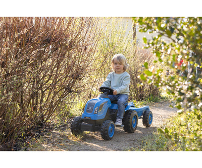 Smoby Farmer XL Tractor And Trailer Blue