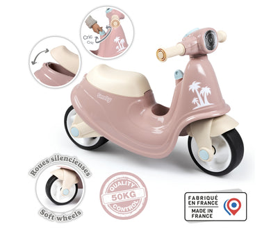 Smoby Ride On Scooter Pink